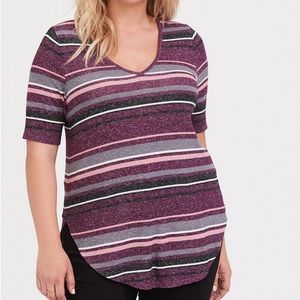 Torrid Favorite Tunic Super Soft Plush V-Neck Tunic Tee